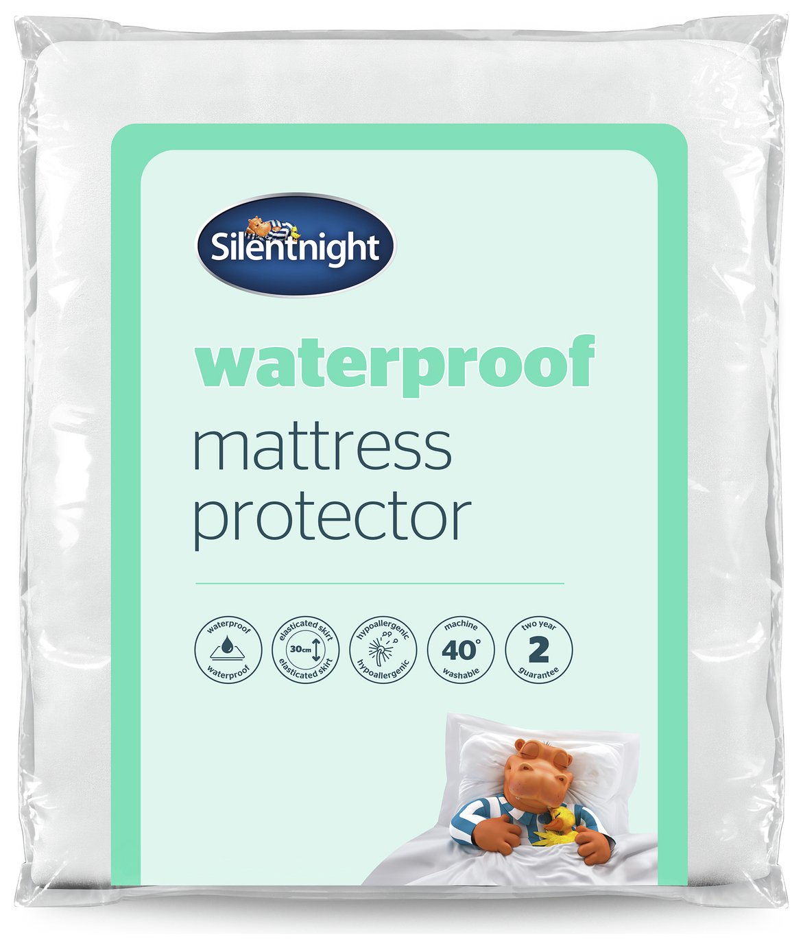 Silentnight Waterproof Mattress Protector - Double