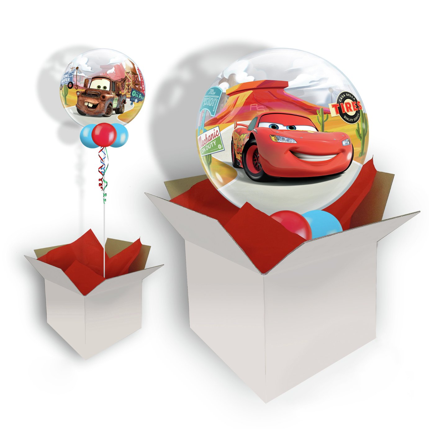 Disney Cars Lightning McQueen Bubble Balloon In A Box (1301296) Argos Price Tracker