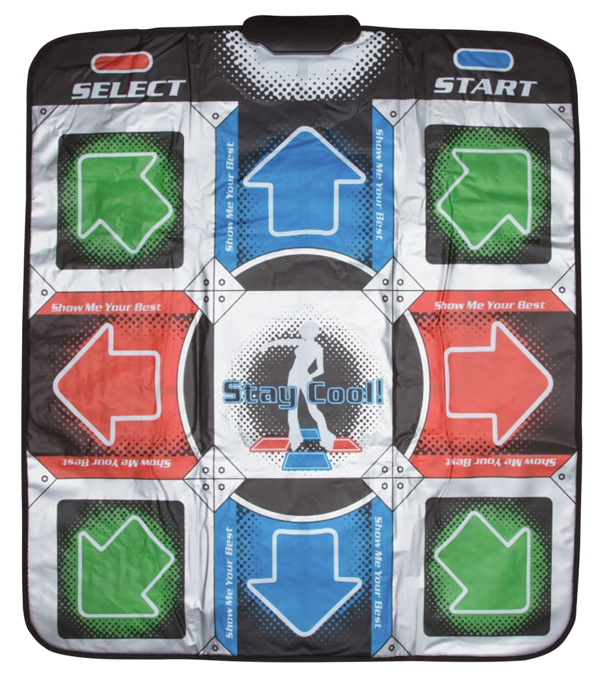 Plug and Play Retro Gaming Dance Mat with inbuilt Songs 