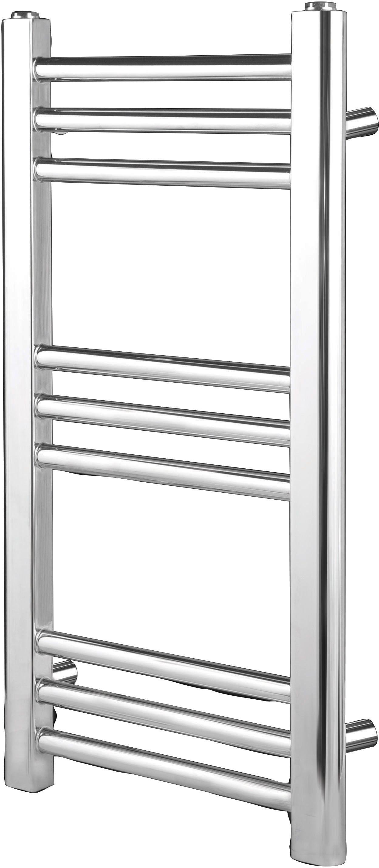 Space Saving Towel Radiator 70 x 34cm - Chrome