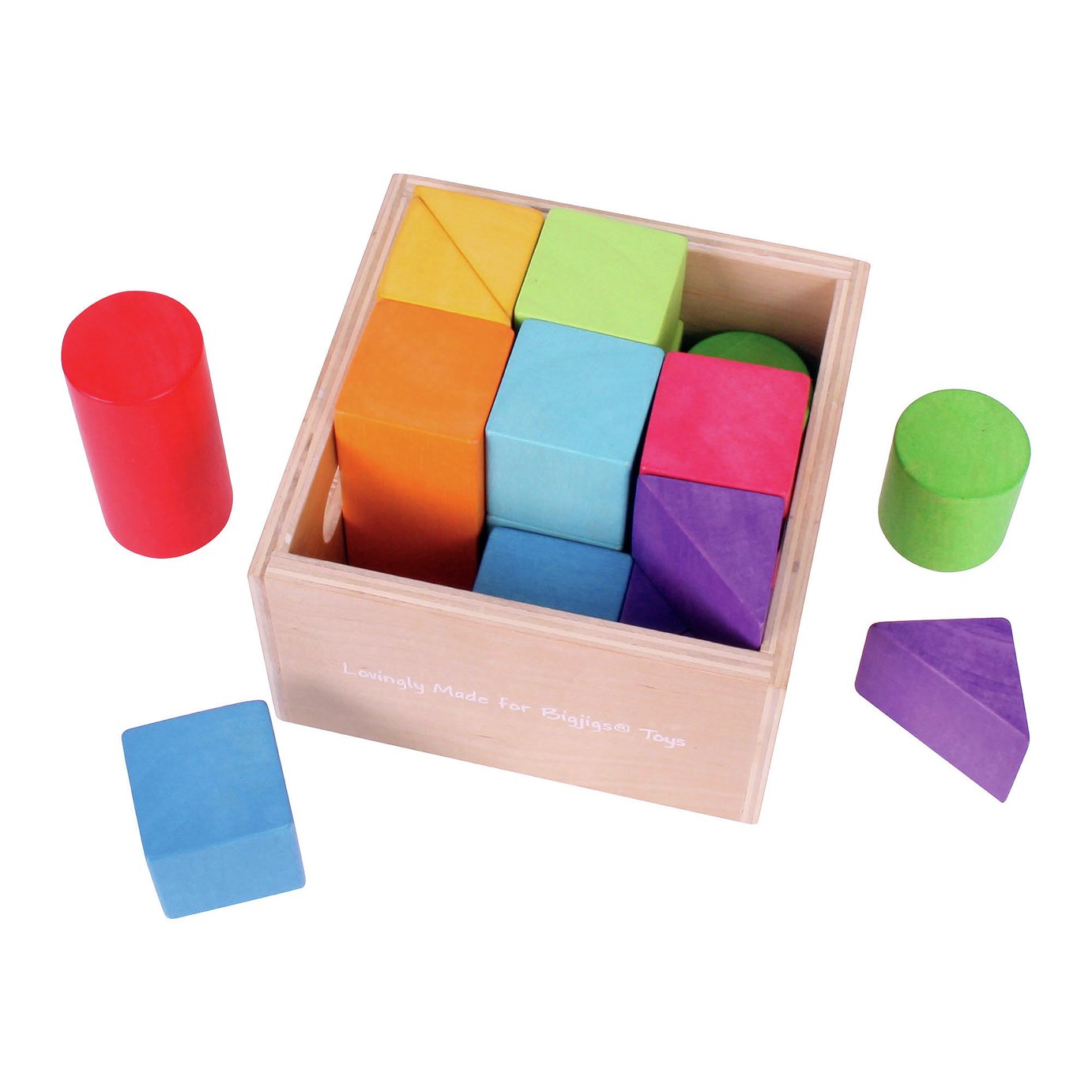 Bigjigs Toys Baby Bigjigs Rainbow Building Blocks