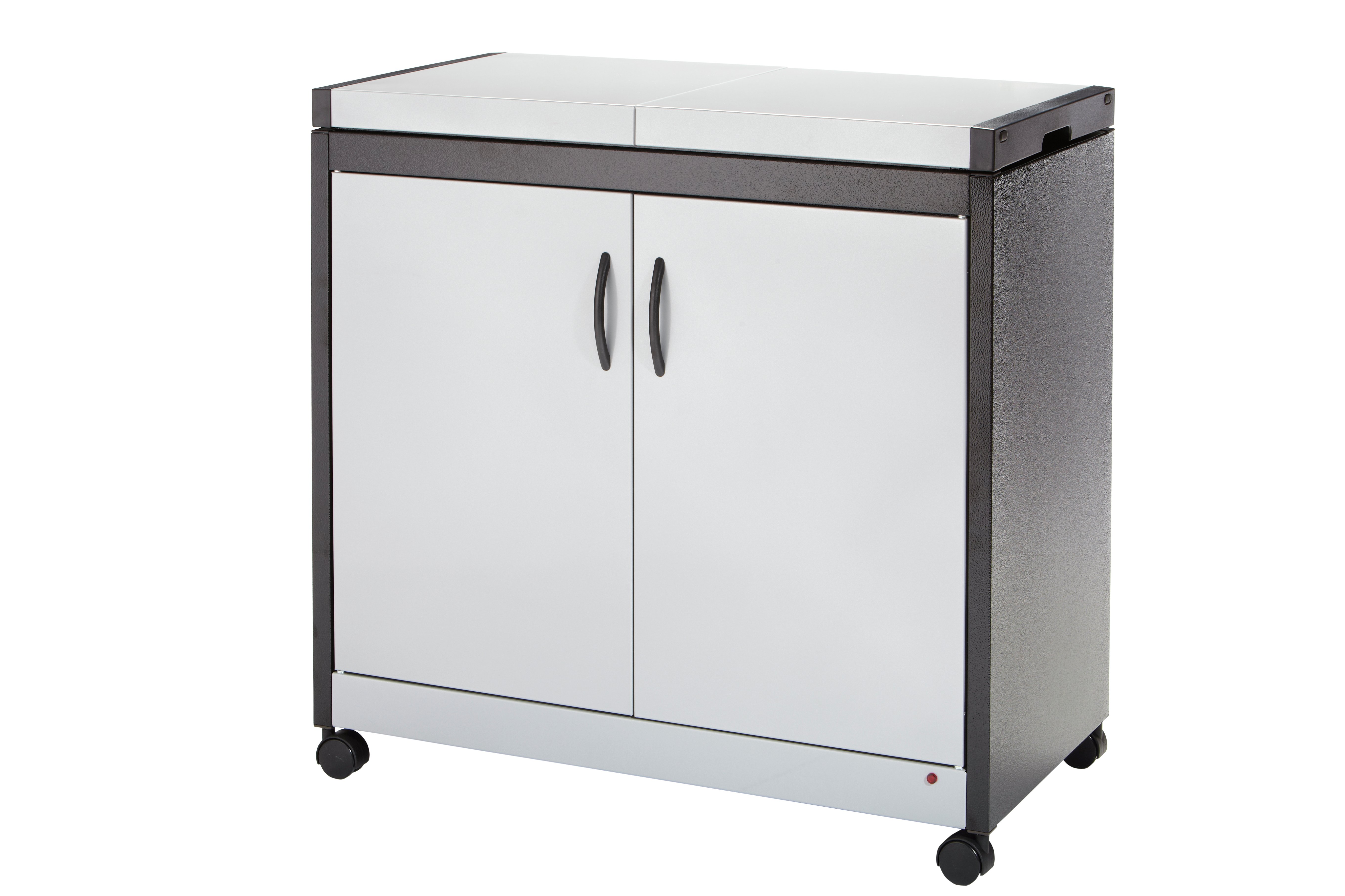 Hostess Steel Heated Trolley - Silver