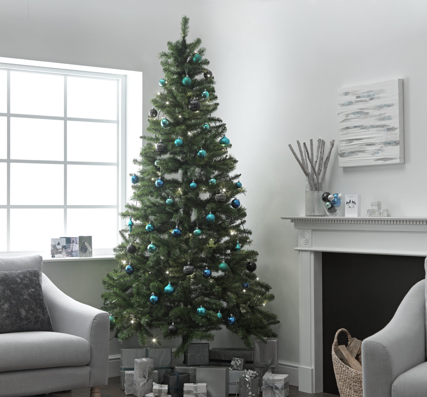 Collection - Northstar 8ft Mixed Christmas Tree - Green
