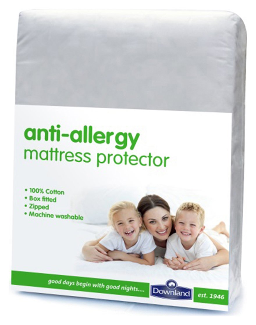 Downland Anti-Allergy Zipped Mattress Protector - Superking