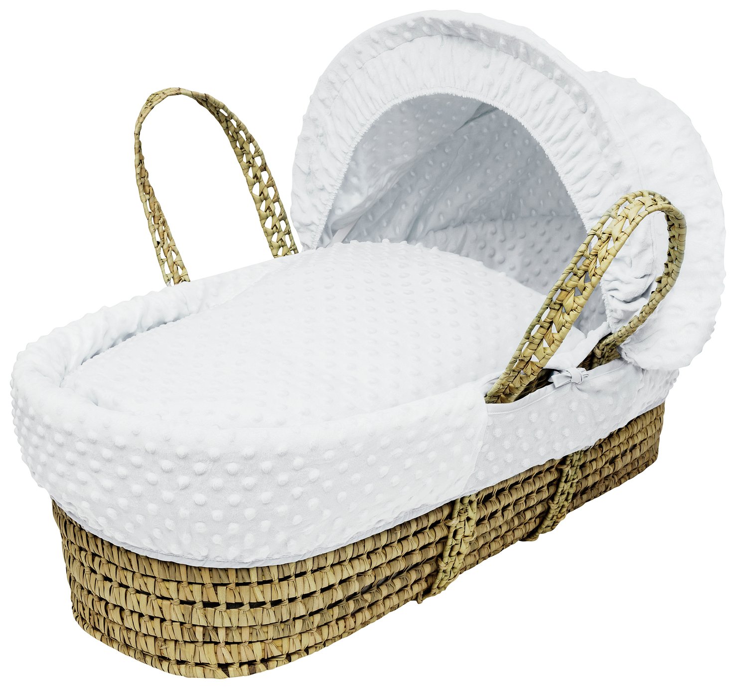 Kinder Valley White Dimple Moses Basket