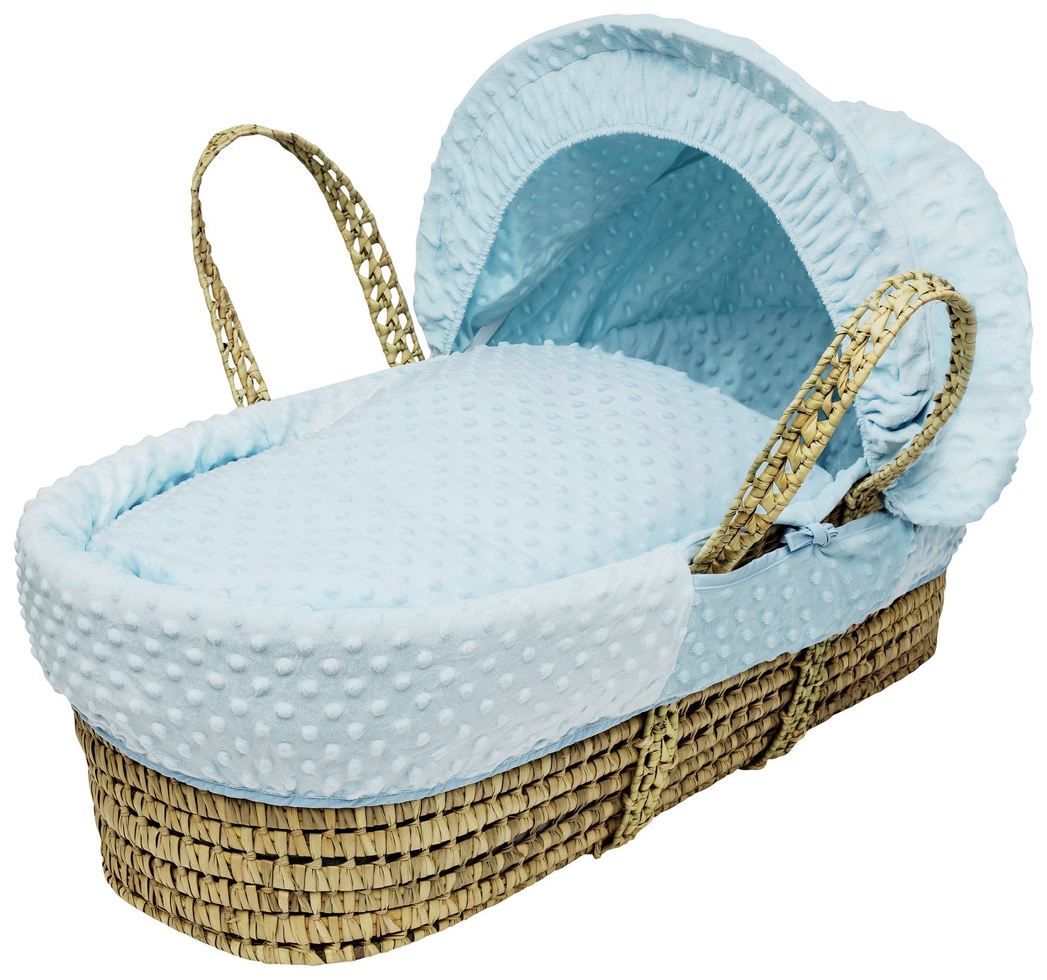 Kinder Valley Blue Dimple Moses Basket