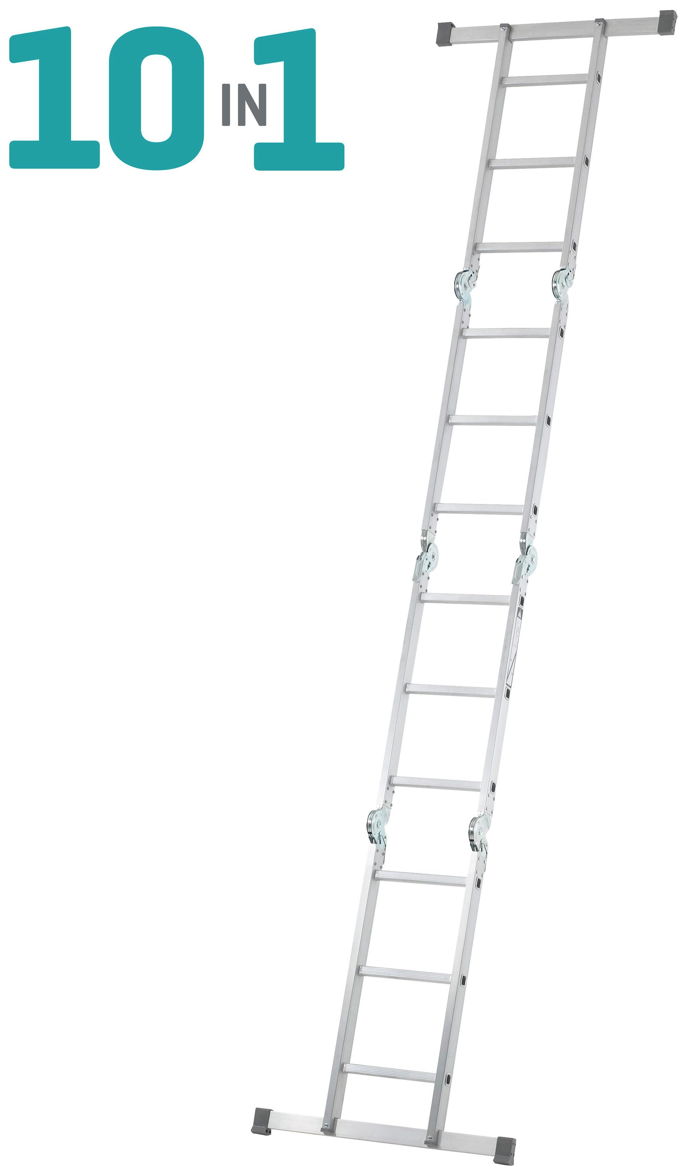 EAN 5010845240443 product image for Abru Professional 10 Way Multi-Purpose Combination Ladder | upcitemdb.com