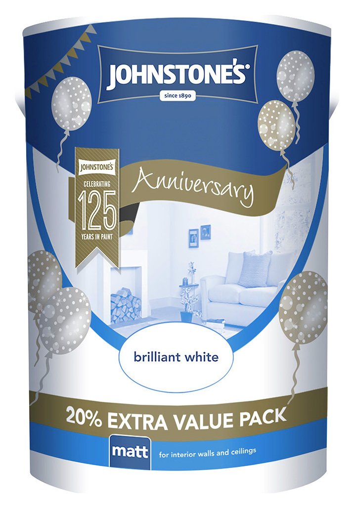 EAN 5010426736303 product image for Johnstones Brilliant White 6L Matt Emulsion | upcitemdb.com