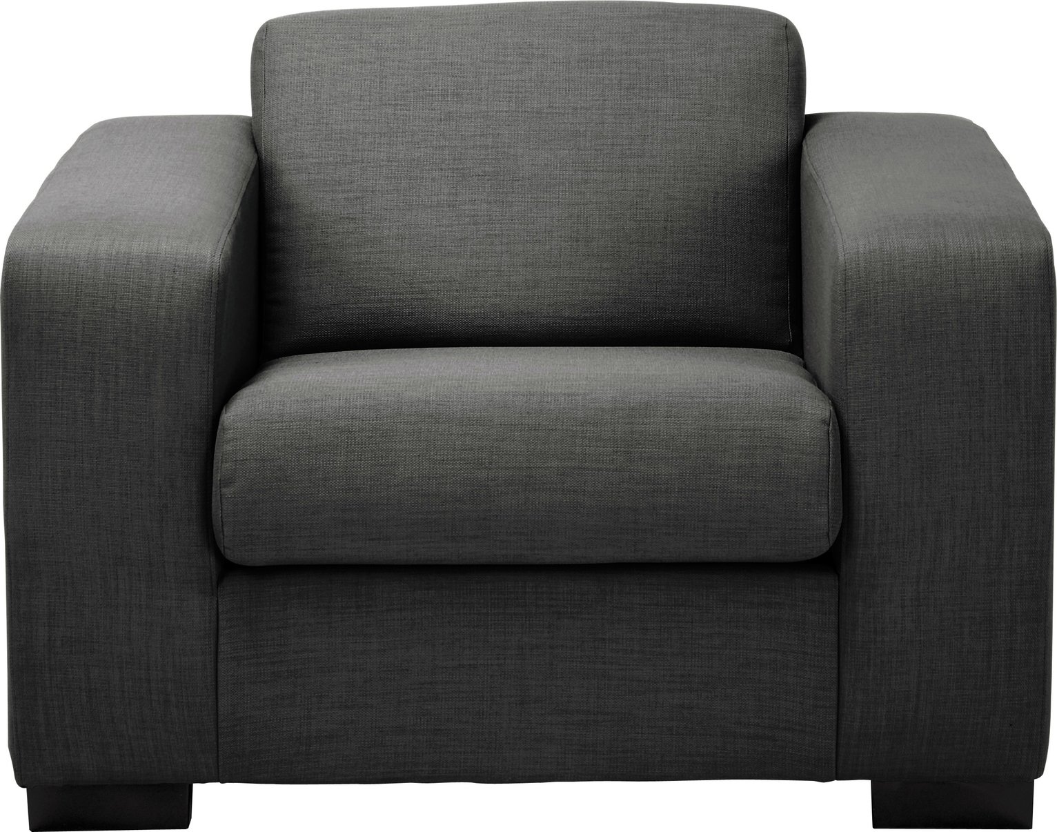 Argos Home New Ava Fabric Armchair - Charcoal (4534558) | Argos Price