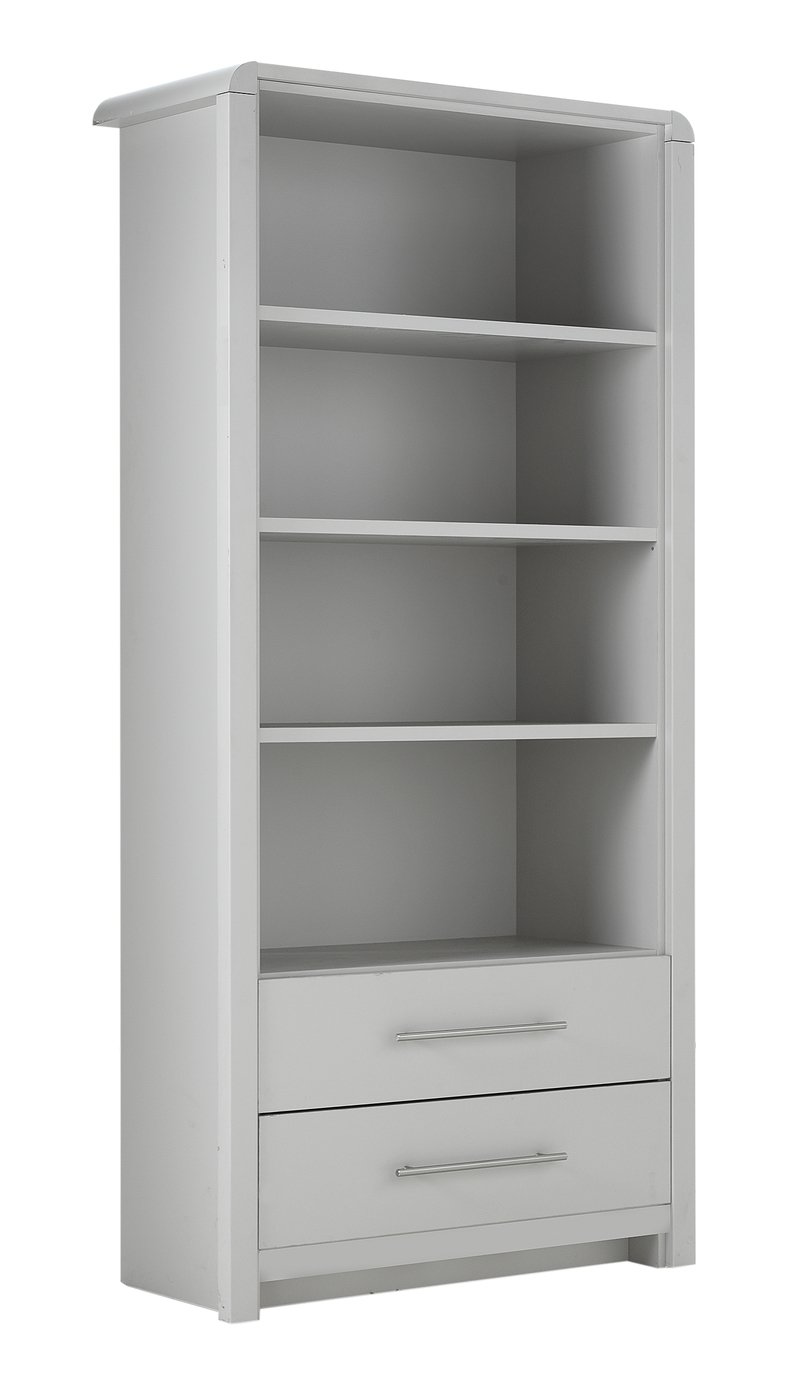 Argos Home Elford 3 Shelf 2 Drawer Bookcase - Grey