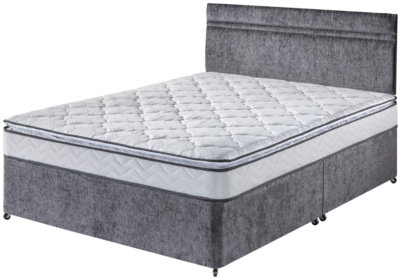 Airsprung - Keswick 800 Luxury Pillowtop Small - Double - Divan at Argos