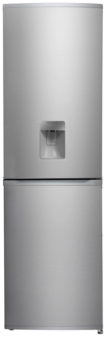 Hoover HFF195XWK Freestanding Fridge Freezer, A+ Energy Rating, 55cm Wide, Stainless Steel