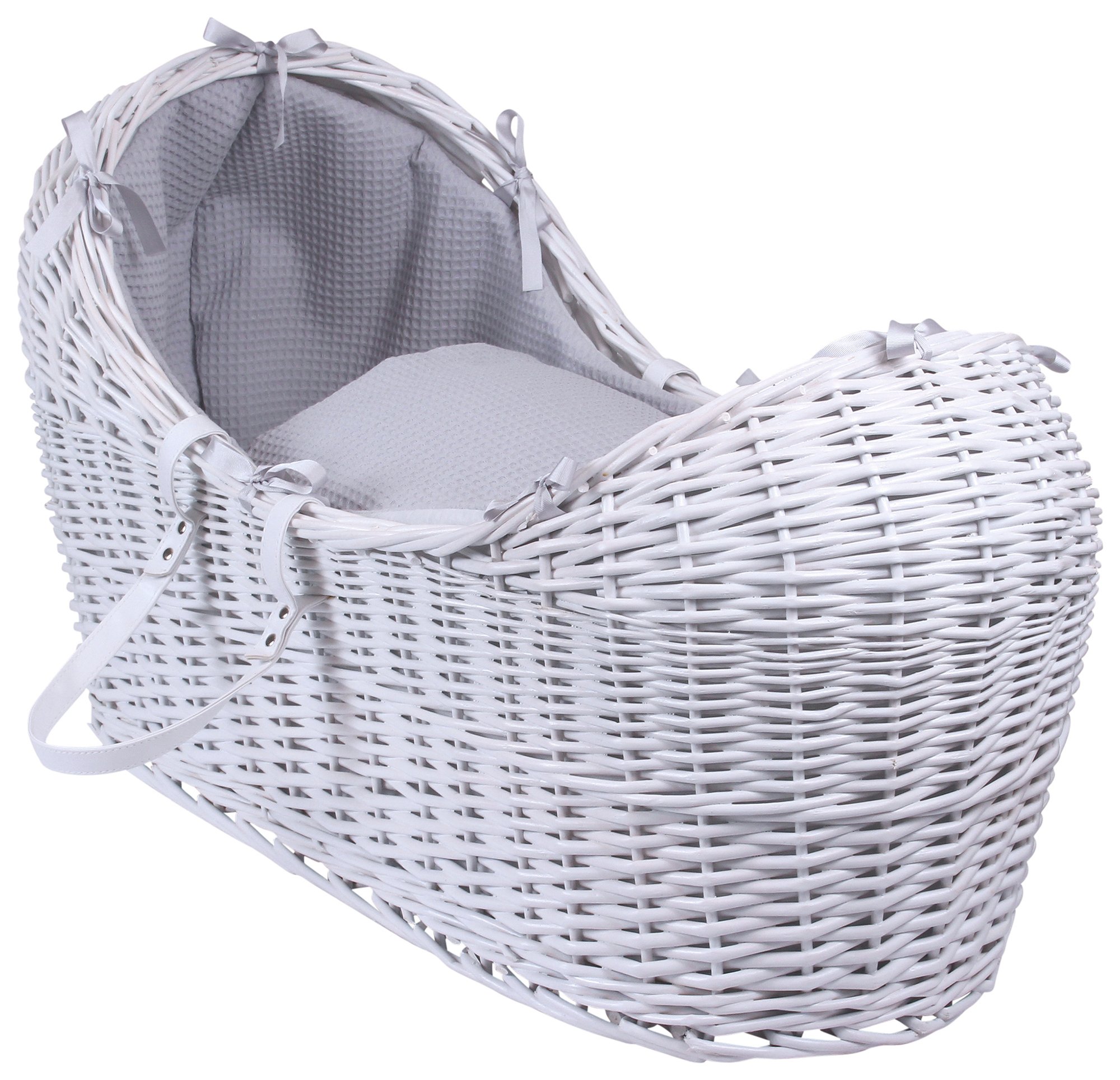 Clair de Lune Waffle Grey Noah Pod - White