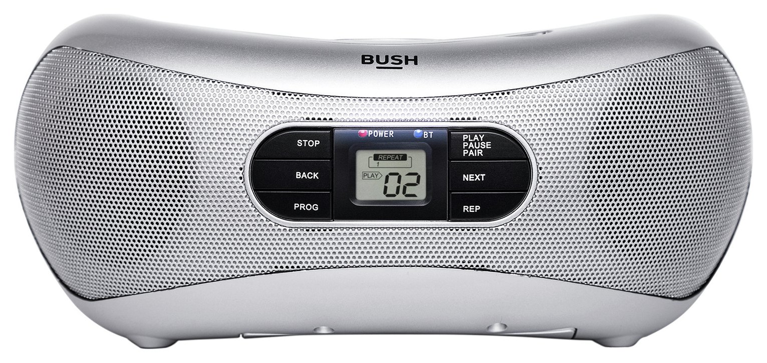 Bush Bluetooth Boombox - Silver