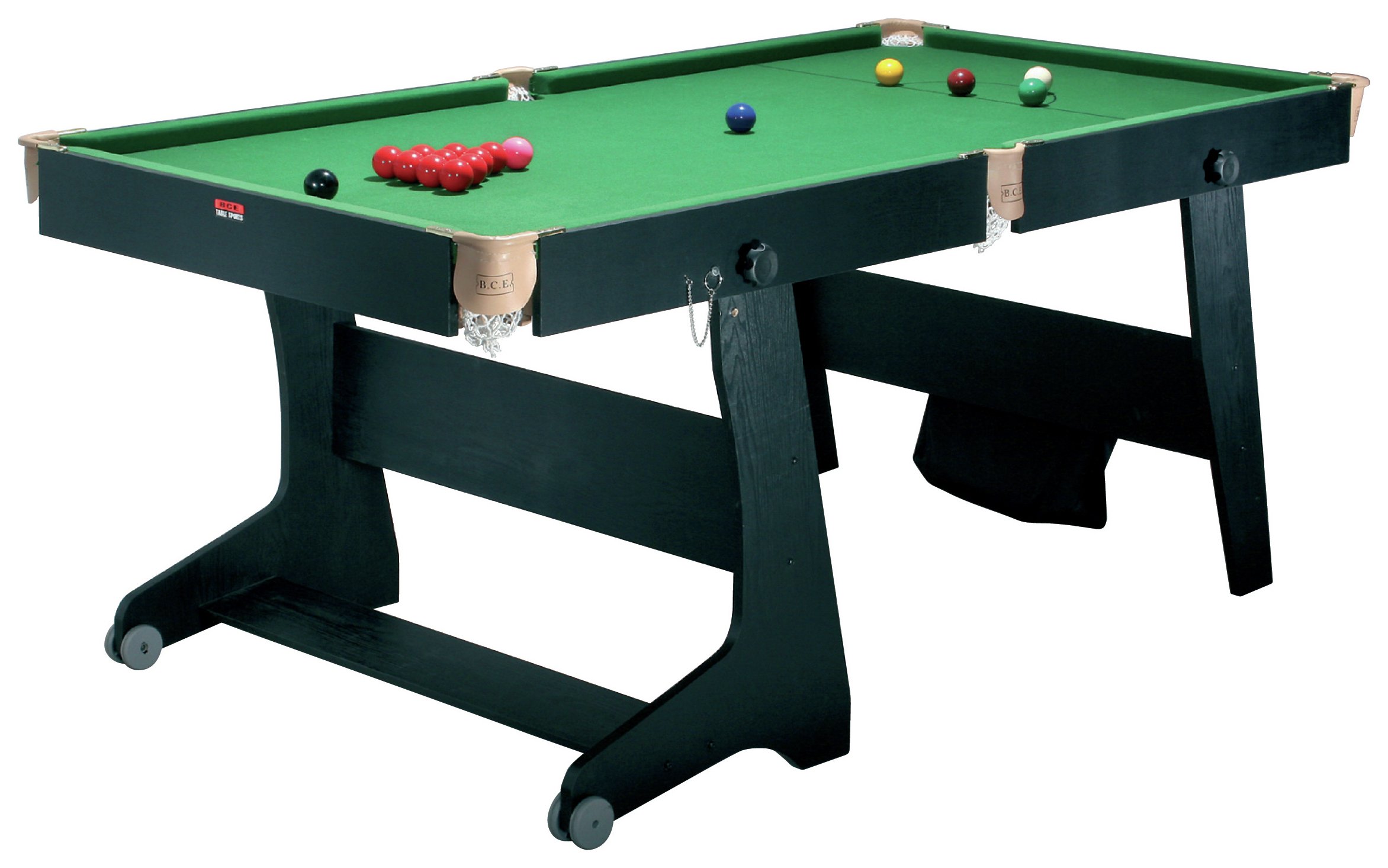 Riley - 6ft Folding Snooker and Pool Table (5989188) | Argos Price 