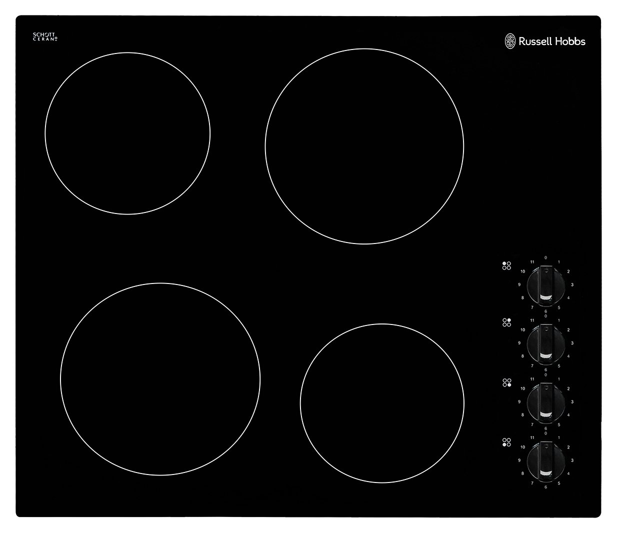 Russell Hobbs RH60EH502B Electric Ceramic Hob - Black