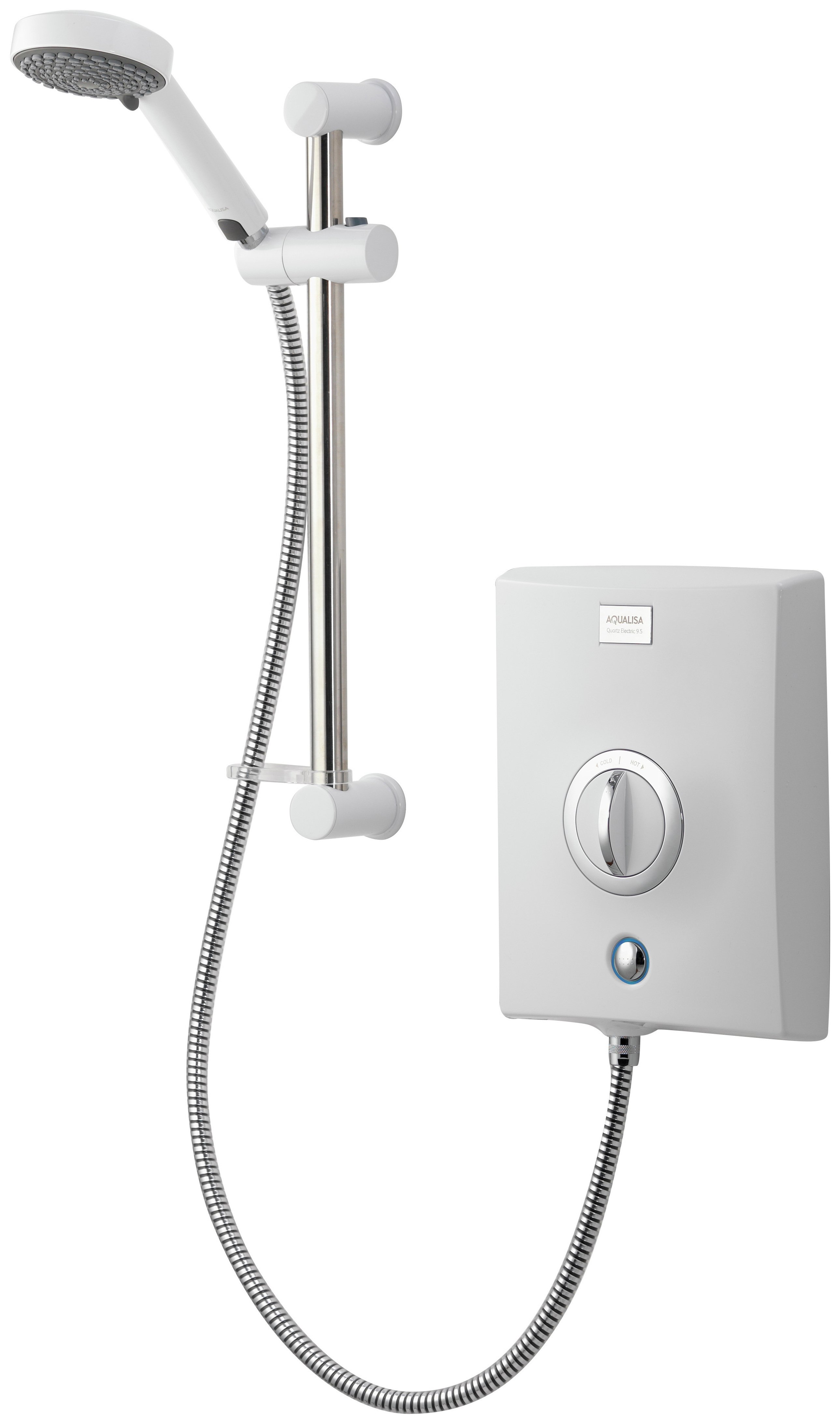 EAN 5023942062818 product image for Aqualisa Quartz Electric Shower 8.5kW - White | upcitemdb.com