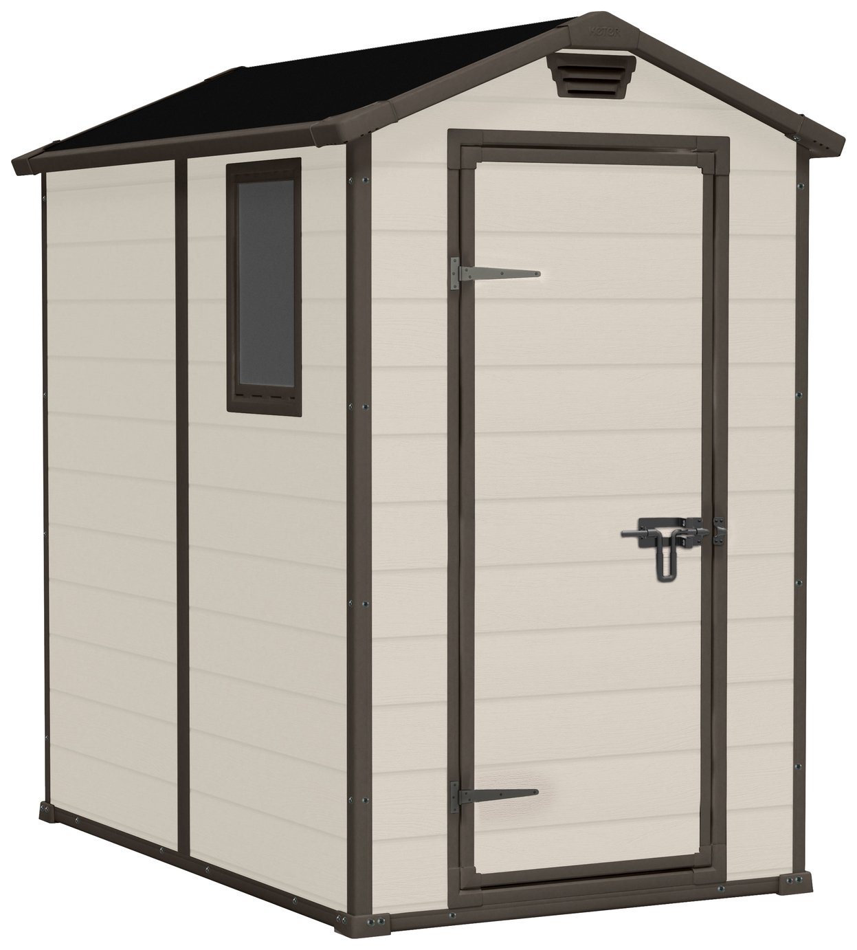 6x4 Manor Apex Plastic Shed Comes With Heavy Duty Floor And Fixings Supplied