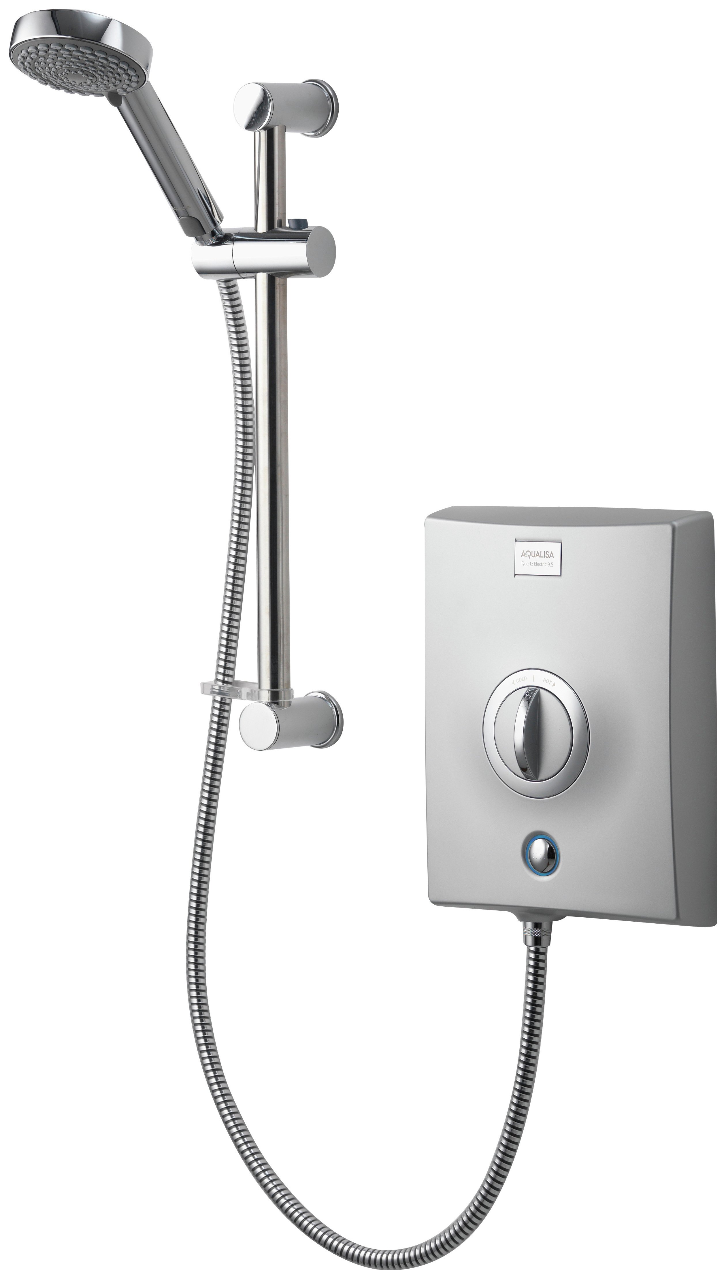 EAN 5023942062849 product image for Aqualisa Quartz 9.5kW Electric Shower - Chrome | upcitemdb.com