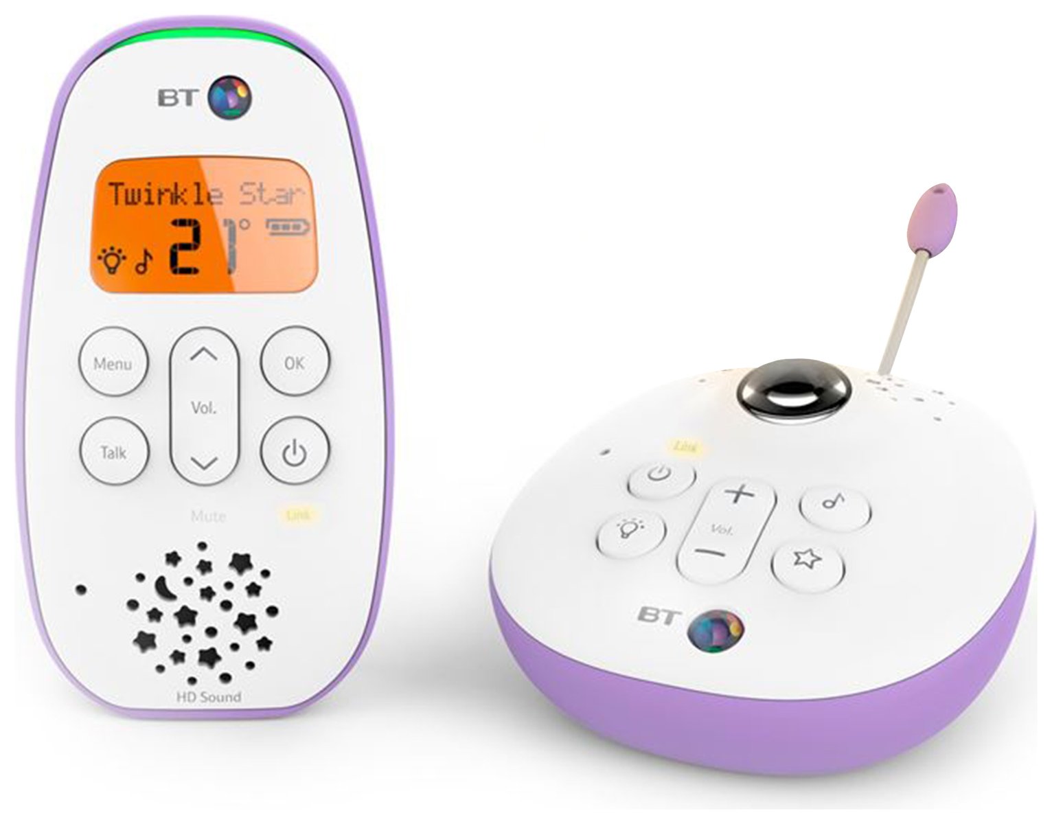 BT BM450 Audio Baby Monitor With Projector (6256621) Argos Price
