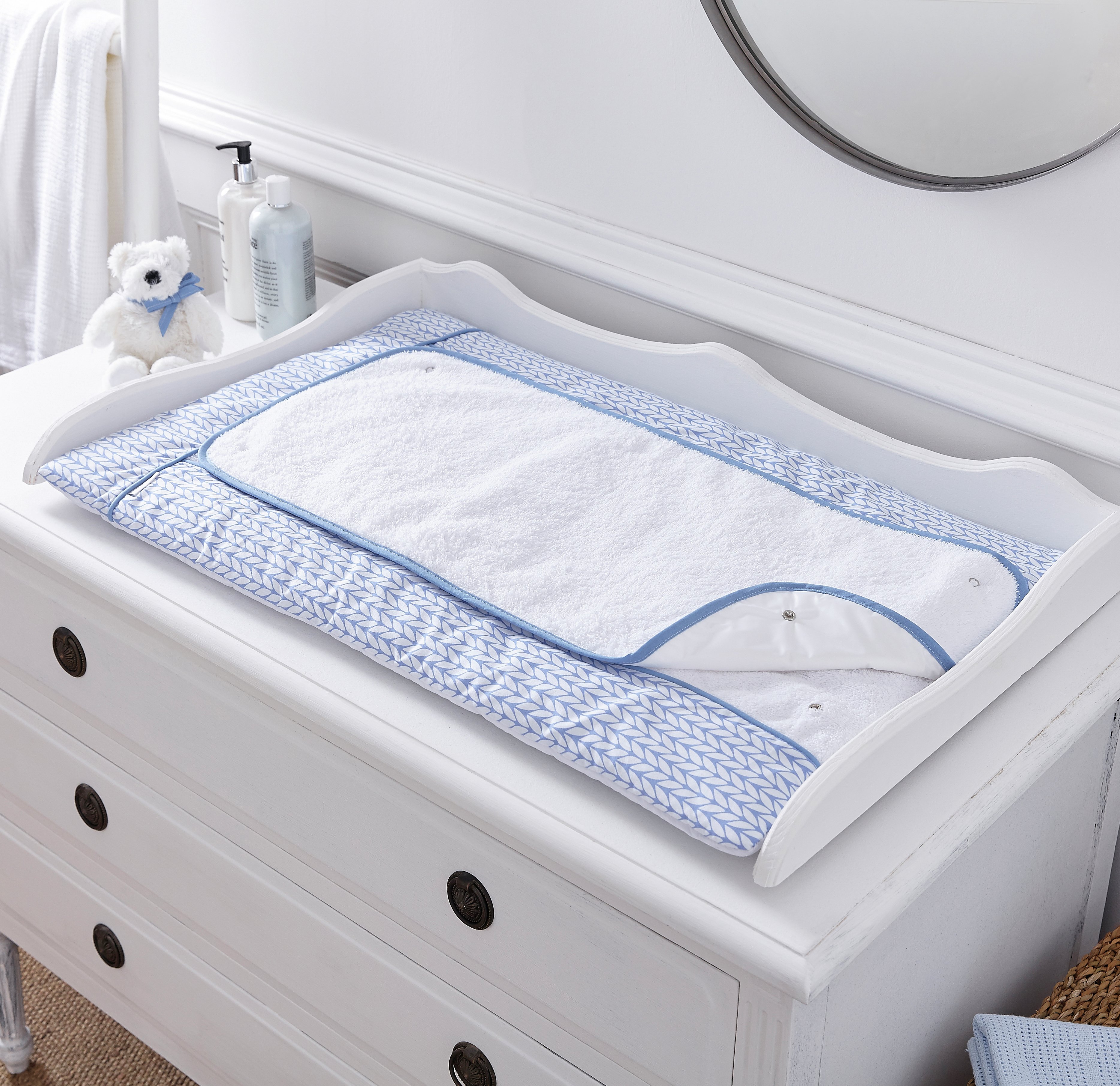 Clair De Lune barley Bébé Changing Mat - Blue