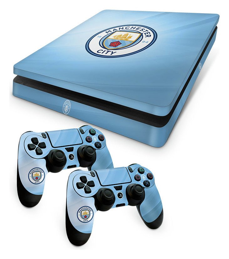 Man City FC PS4 Slim Skin Bundle