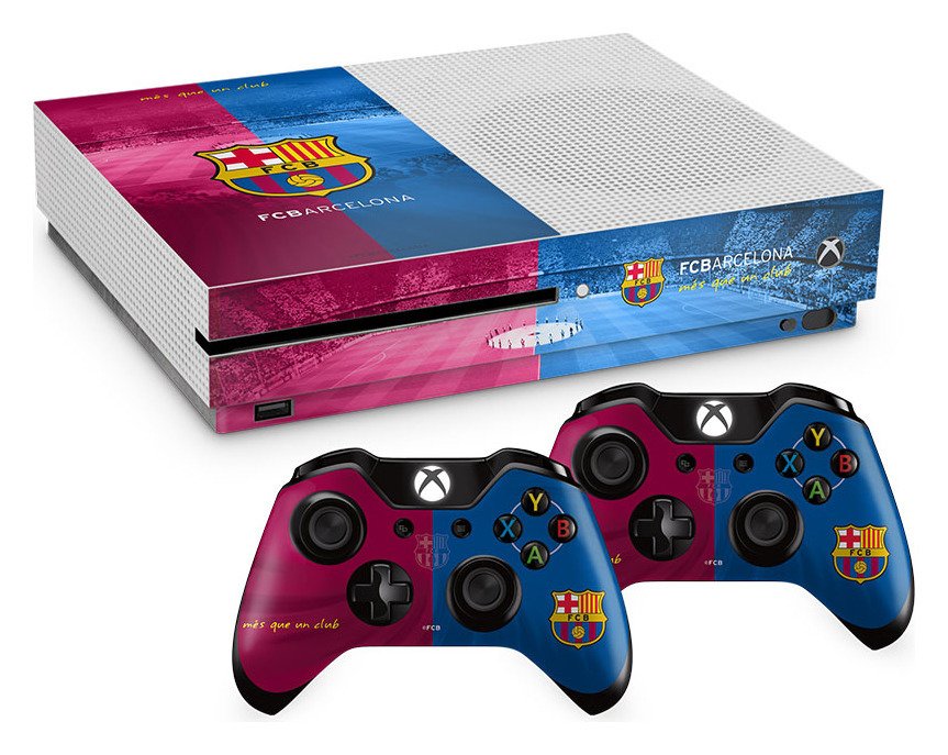 Barcelona FC Xbox One S Skin Bundle