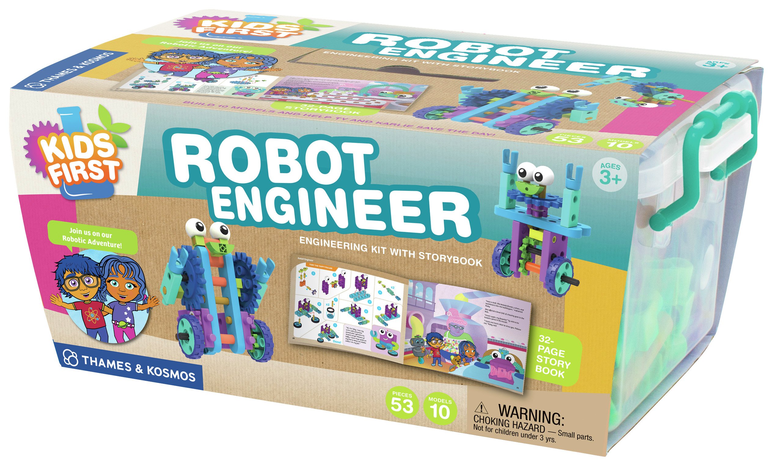 Thames and Kosmos Kids First Robot Engineer Kit with Story