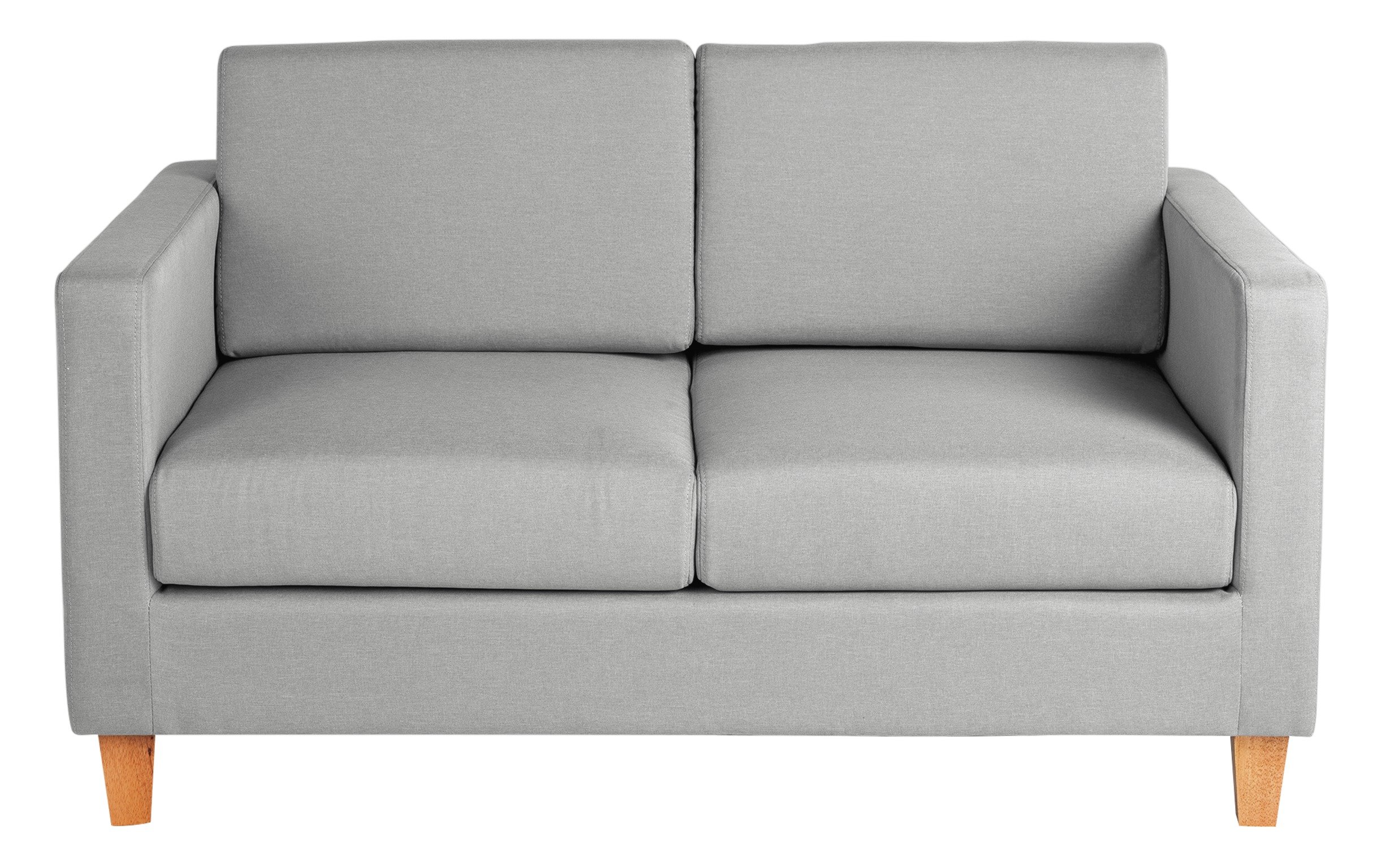 Argos Home Rosie 2 Seater Fabric Sofa Light Grey 7115596