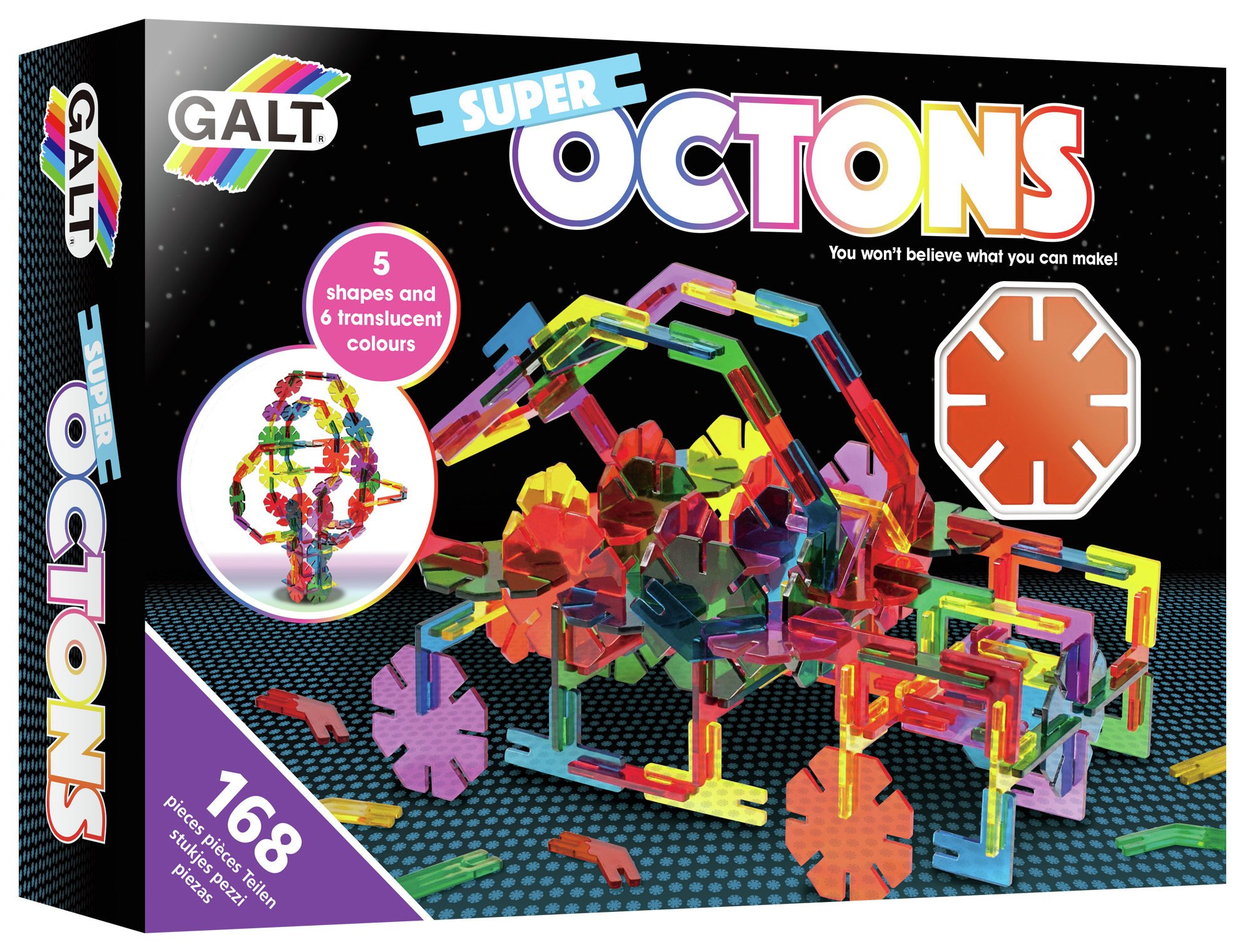 EAN 5011979579195 product image for Galt Toys Super Octons Construction Toy - 168 Pieces | upcitemdb.com