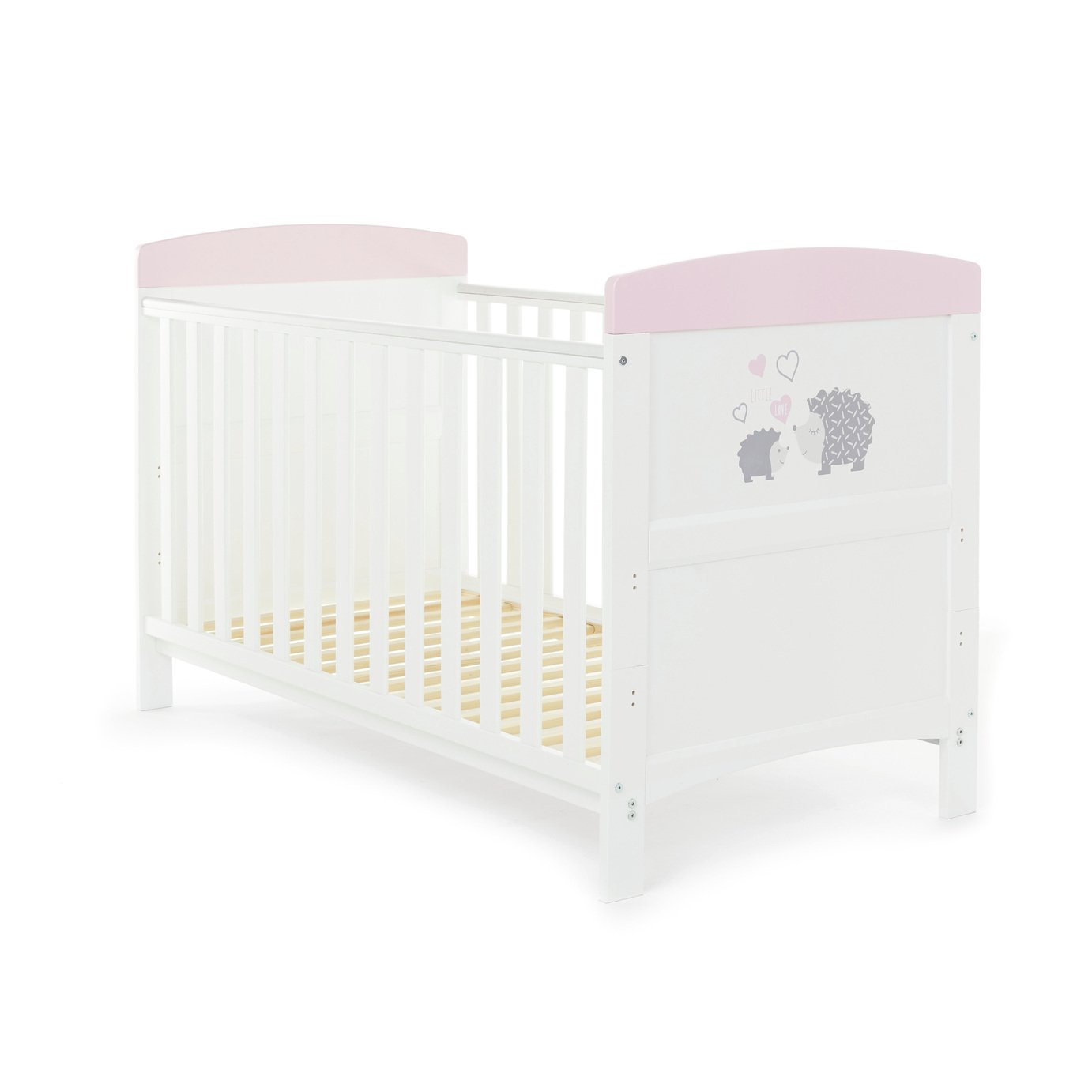 Obaby Hedgehog Baby Cot Bed - Pink