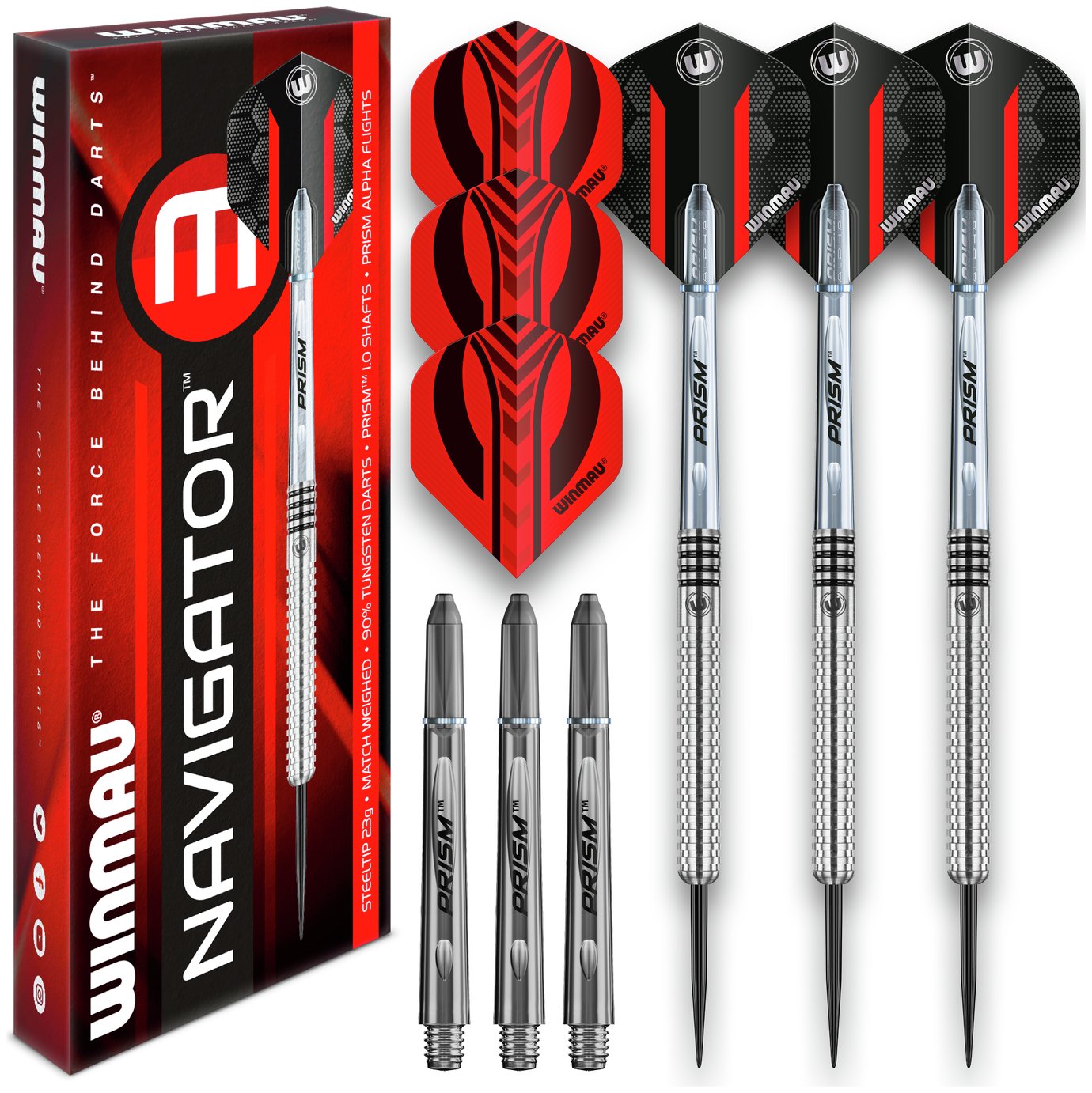 Winmau Navigator 3 23g 90% Tungsten Darts Set