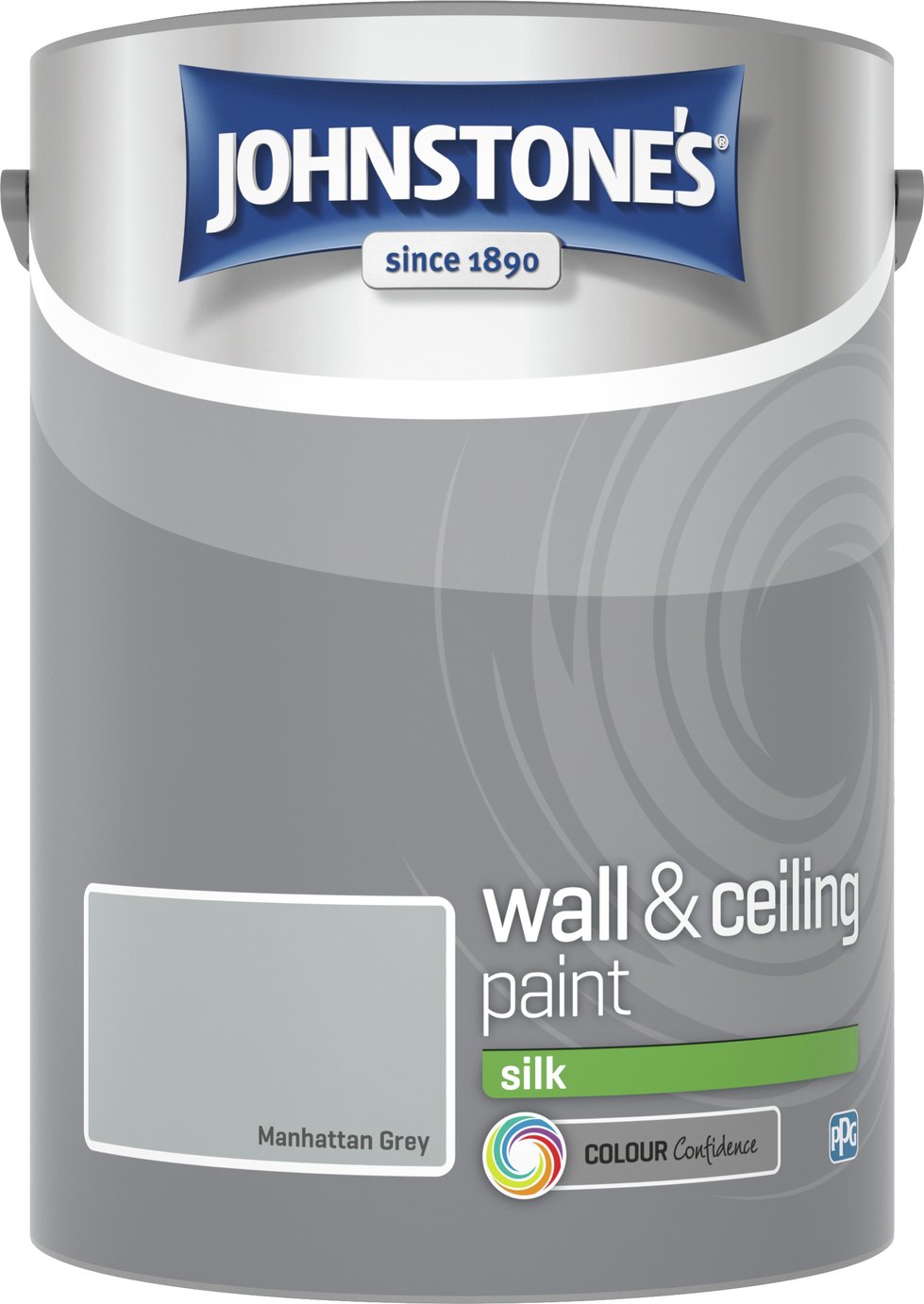 EAN 5010426773346 product image for Johnstone's Silk Emulsion 5L - Manhattan Grey | upcitemdb.com