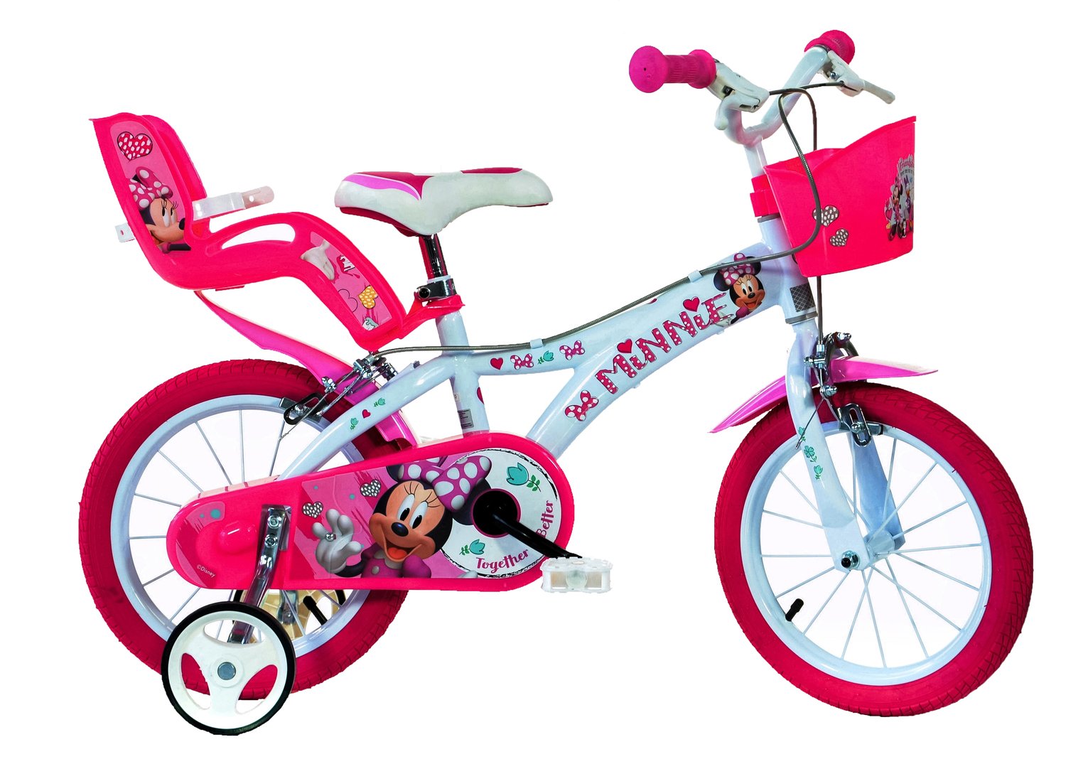 EAN 8006817902669 product image for Dino Bikes Minnie Mouse 14 Inch Bike Kids | upcitemdb.com