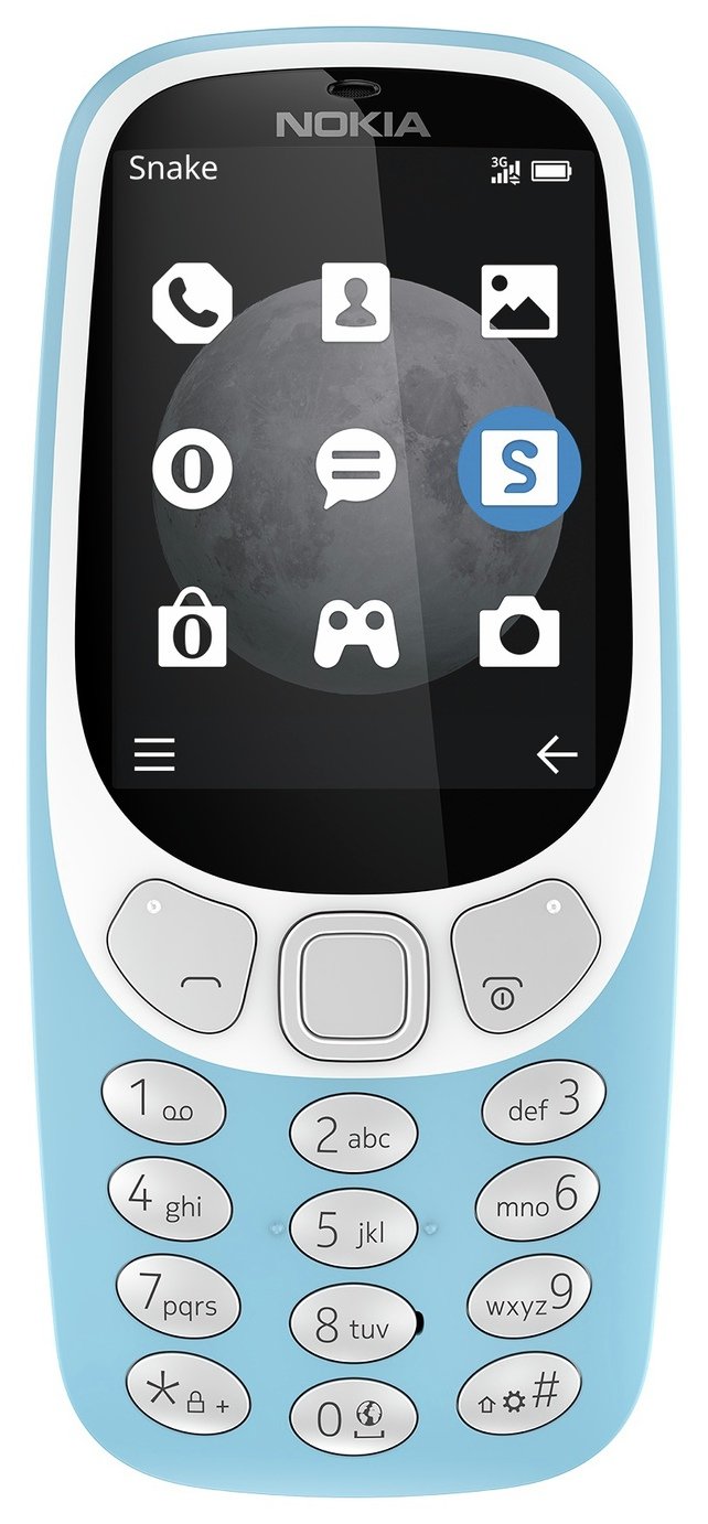 EAN 6438409606259 product image for Sim  Free Nokia 3310 3G Mobile Phone - Blue | upcitemdb.com