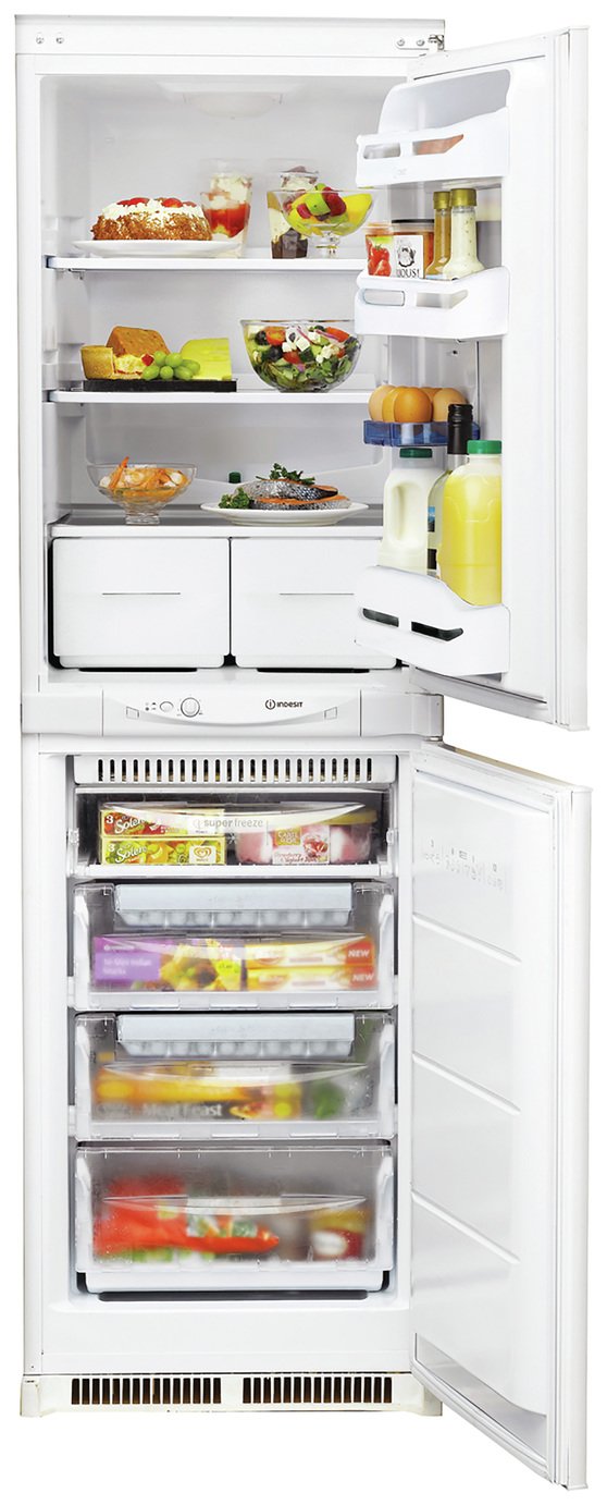 Indesit INC325FF Integrated Fridge Freezer - White