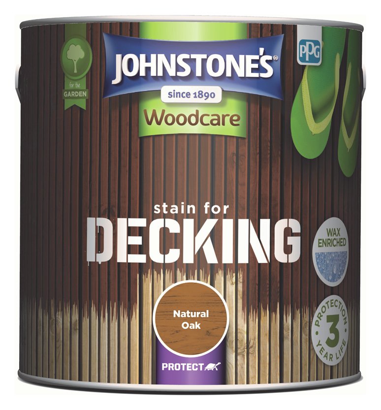 EAN 5010426787367 product image for Johnstone's Decking Stain 2.5 - Natural Oak | upcitemdb.com