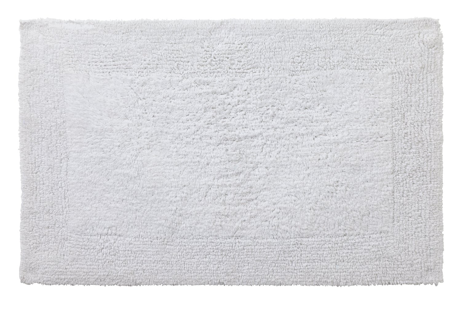 Argos Home Reversible Bath Mat - White