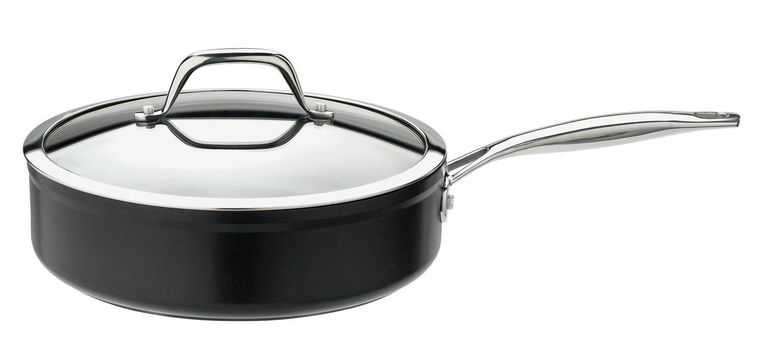 Sainsbury's Home Forged Aluminium 24cm Saute Pan