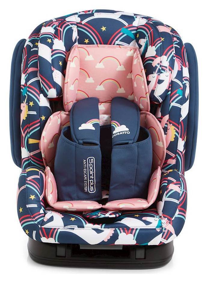 Cosatto Hug Groups 1-2-3 ISOFIX Car Seat - Unicorns