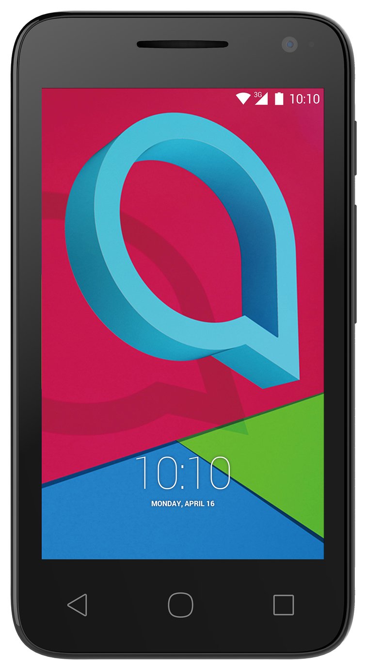 SIM Free Alcatel U3 Mobile Phone - Black