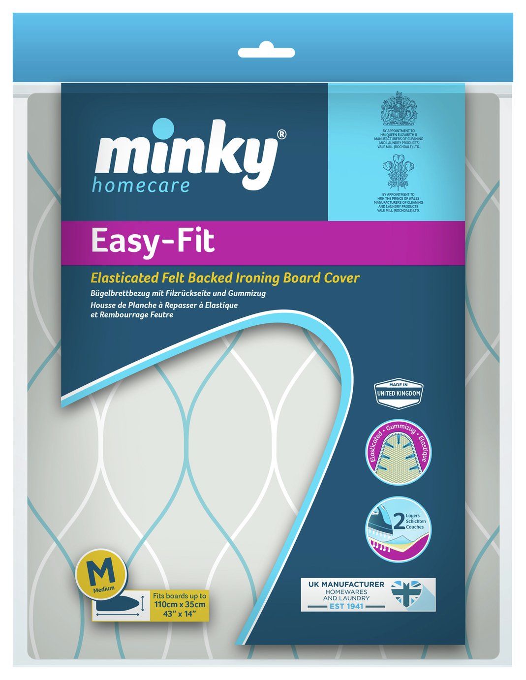 Minky Easyfit Ironing Board Cover 110x35cm [pp23004000]