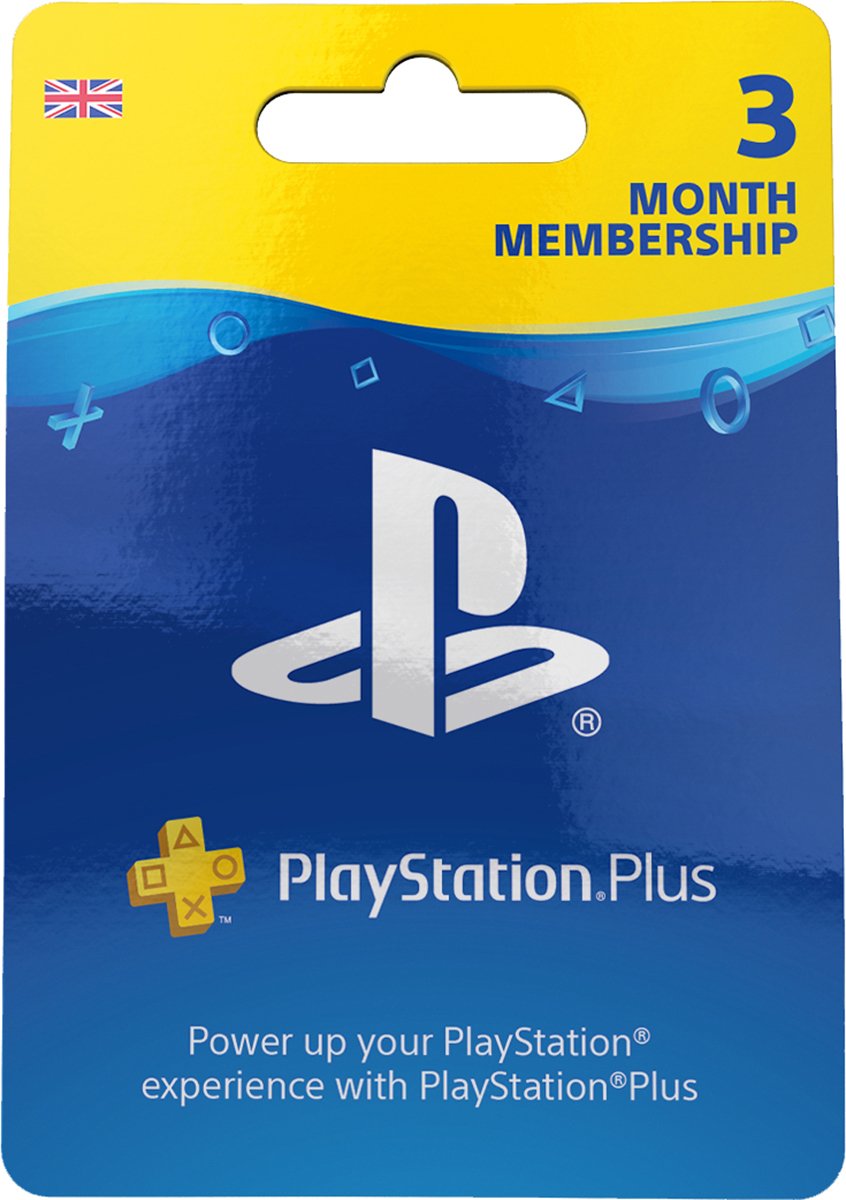 3 Month PlayStation Plus Membership 