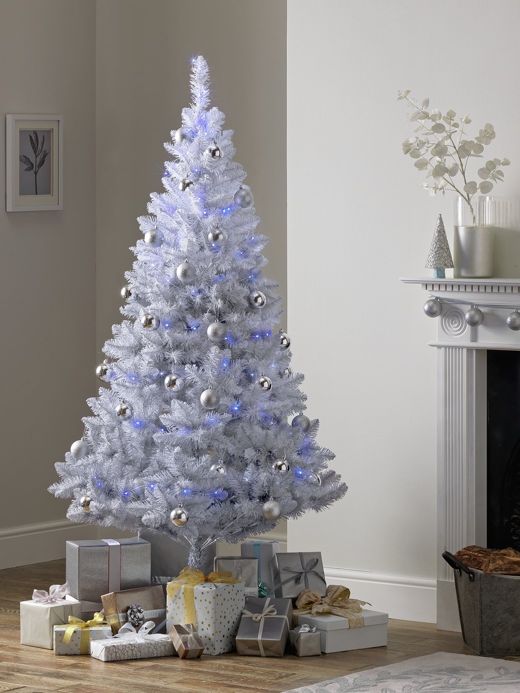 Argos Home 6ft Christmas Tree - Grey Ombre