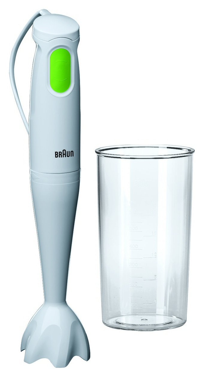 Braun Multiquick 1 Mq100 Soup Hand Blender Hand-held Mixer Electric Whisk, White