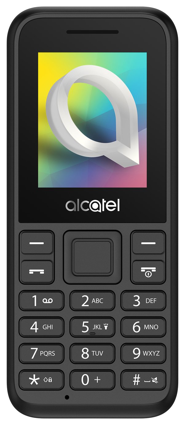 SIM Free Alcatel 1066G Mobile Phone - Black