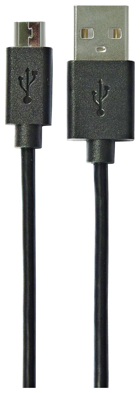 1m Micro USB Cable - Black 