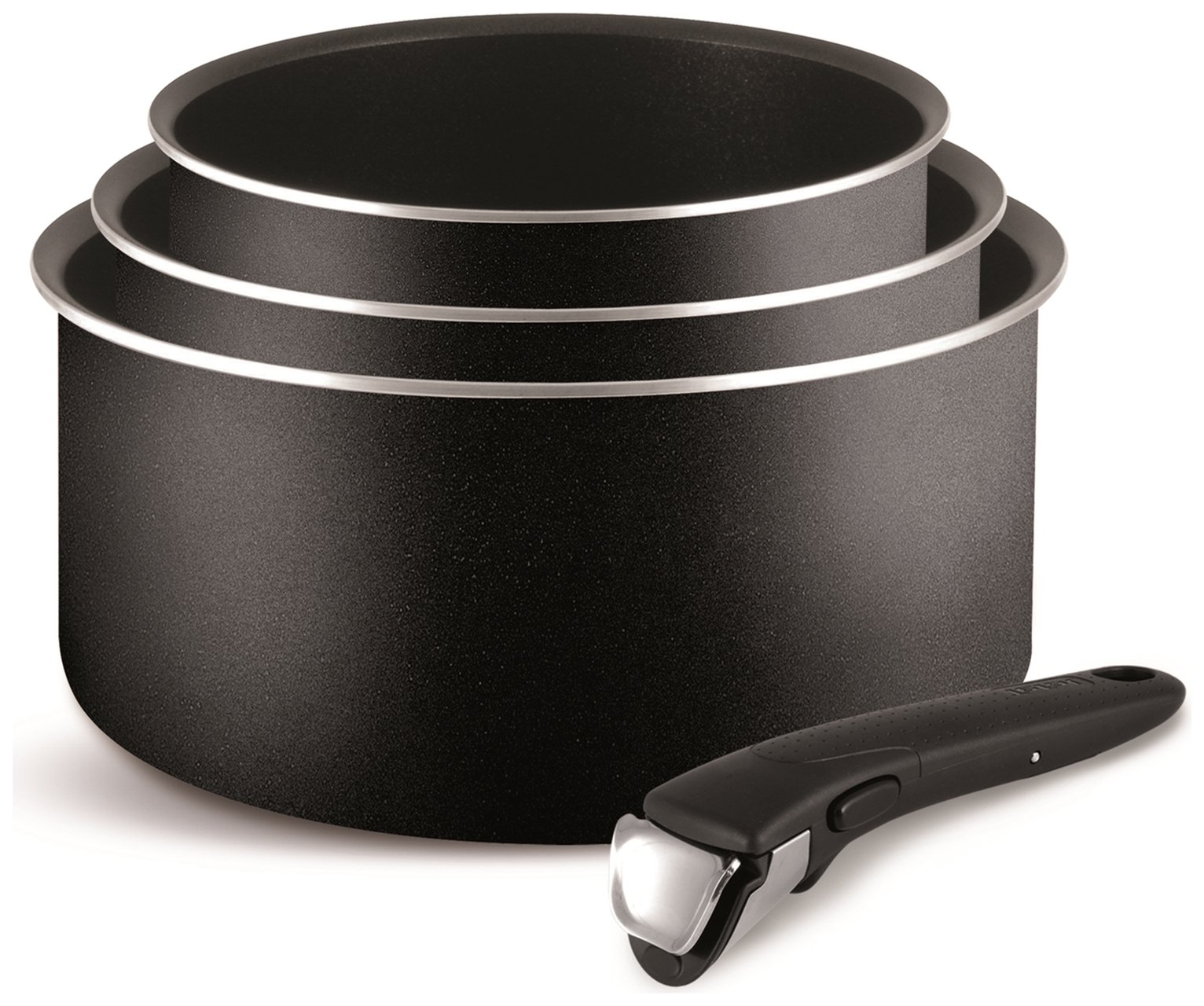EAN 3168430218796 product image for Tefal Ingenio 3 Piece Saucepan Set | upcitemdb.com