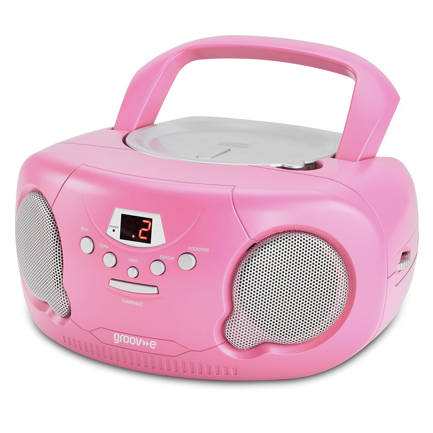 Groove Boombox CD Player with Radio - Pink 