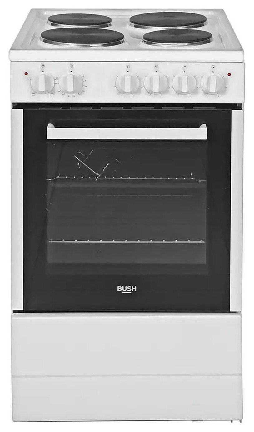 Bush BESAW50W Single Electric Cooker - White 